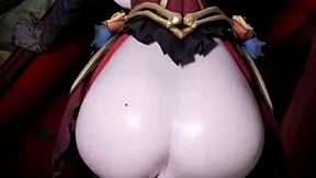 i can't stop fucking this thicc widowmaker halloween ass