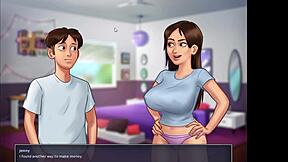 summertime saga jenny faces electro clit challenge in game