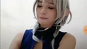 Emilia, show us those cute teen bikini boobs on instagram live