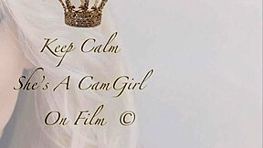 Girls streaming live action on webcam for viewers