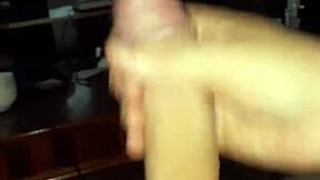 Watch me stroke to hot tranny cumshot