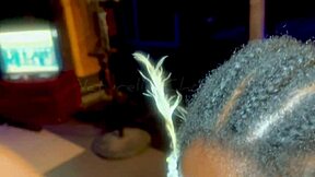 stepdaddy's ass finger thrills during deep pussy fuck