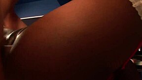 Beautiful Black Lingerie Babe Pussy Pounded Hard