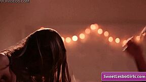 hey check these naughty lesbians aiden and goth charlotte strap-on pounding outdoors