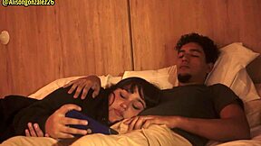 padrastro's cock down my throat while watching movie