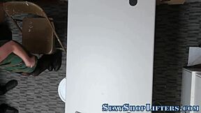 Teenage Shop Tattoo Small Tits Shoplifter Caught Riding Hardcore HD Reality