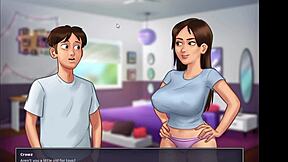 summertime saga jenny faces electro clit challenge in game