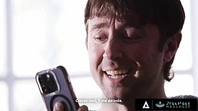 vanna bardot gives perfect guy steamy birthday nuru massage session