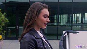 ella reese deepthroats big cock before riding cowgirl on lucidflix