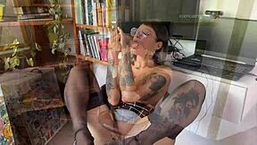 horny secretary in miniskirt sucks fucks pov dirty talk orgasm