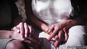 lesbian couple forces priest to lick wet pussies... oh god!!