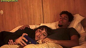 padrastro's cock down my throat while watching movie