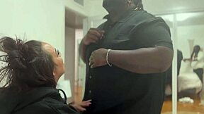 Contest Winner Teases Big Ass Bent Over For BBC Doggystyle Lick