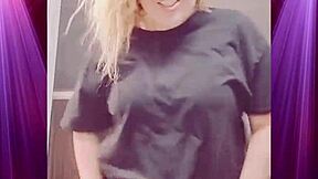 How's this booty shake in boyfriend's clothes gonna make you beg for domination?!