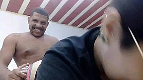 sneaking a taste of lesbian mother-in-law's mouth with hot cumshot