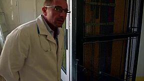 Doctor Pounds Two Sexy Teen Coeds Luna Rival With Monster Cock Doggystyle Anal