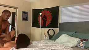 Diamond Banks Bent Over for Isiah Maxwell's Monster Cock Doggystyle Pounding