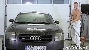 watch this stud lick her hairy sloppy beaver then pound that sweet teen cunt hard