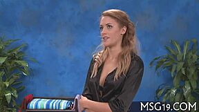 Big Cock Slams Into Lance's MOIST SHAVED PUSSY Hard