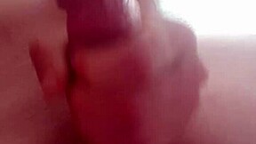 amateur sneaks quick handjob on monster cock cumming fast before lunch rush