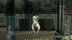 he dives deep into her smooth shaved pussy licking every fold