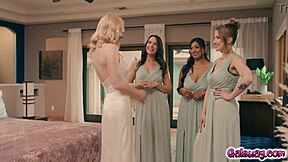 i'm the bride lily labeau with octavia red ivy ireland karina valentina in wild lesbian orgy