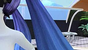 hey hatsune miku and dear cocoa shake big tits naked!