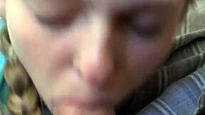 Think this young babe can handle that old man's creamy facial blast?