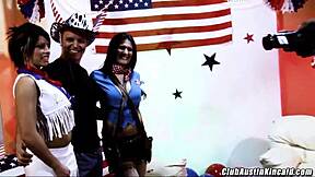 Busty american austin kincaid fucks brooke haven tits group orgy slut girlfriend sex party