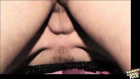 Skilful blonde in stockings dances into bar gangbang double penetration doggystyle