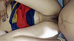 Wife's tight pussy gets bedroom pounding from stepbrother after love marriage