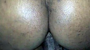 imagine this sexy black teen 18+ riding cowgirl for creampie quicky at home