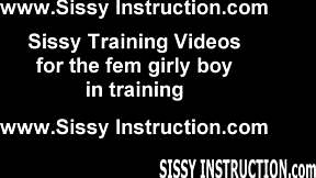 Dressing Sissy Slut for Bisexual Femdom BDSM Fun
