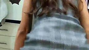 Mi mejor amiga's tight pussy takes full anal creampie with wild cowgirl sentones begging doggystyle!