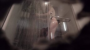 what happens when amateur couple gets horny in the shower together?