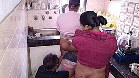 hey stepbro, kajal and promila wanna fuck you hard in kitchen?