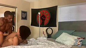 Diamond Banks Bent Over for Isiah Maxwell's Monster Cock Doggystyle Pounding