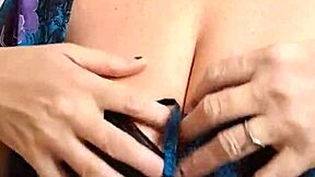 My big pussy lips and natural tits tease in tight shorts