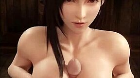 Blonde and brunette final fantasy teens slurp cocks in epic blowjob cumshot compilation.