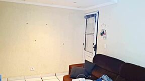 Stepdaughter caught masturbating gets daddy's hard punishment banging