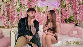 hey check the bts day shoot with xxlayna marie getting facefucked rough