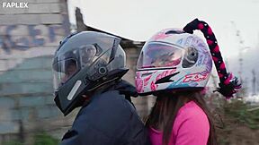 kali goddess bounces on brazilian biker's big cock in wild outdoor ride flx069