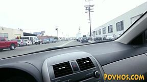 Teen slut blows then pussy plowed hard in pov hd