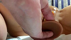 on halloween, these virgins go crazy licking and dildoing shaved pussies