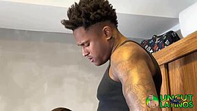 Call Friend to Double Fuck Brazilian Slut's Tight Ass