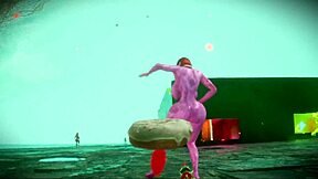 Robot Doll Ass Striptease RTX Physics