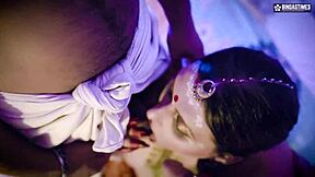 Big Boobs Milf Kamasutra Threesome with Two Servants' Monster Cocks Hardcore Pounding