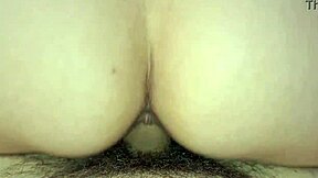 wife's tight pussy rides cock in close up homemade fuck