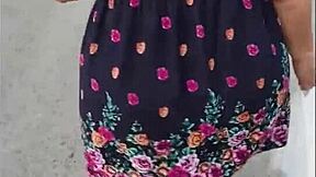 street chase curvy mature maid skirt up ass out