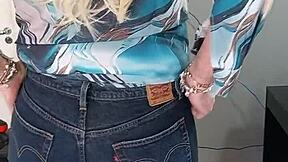 Beautiful tanned girl wearing sexy bikini showing off tan lines